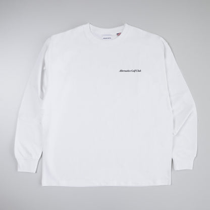AGC Logo Long sleeve T-Shirt（White）