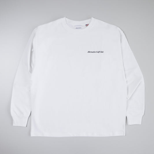 AGC Logo Long sleeve T-Shirt（White）