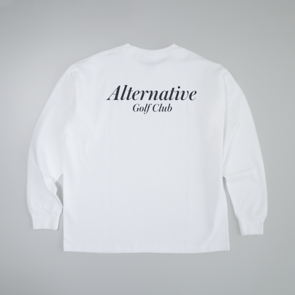 AGC Logo Long sleeve T-Shirt（White）